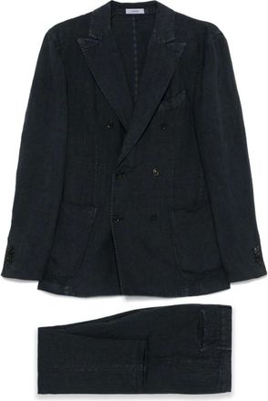 Boglioli Double Breasted Suits, male, Blue, Size: M Double-Breasted Suit