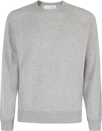 FILIPPO DE LAURENTIIS Soft Wool Blend Crew Neck Pullover