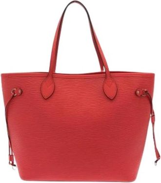 Louis Vuitton Pre-owned Vintage Tote Bag - Dames - Vintage Shopper - Rood - ONE Size - Leer - Vintage