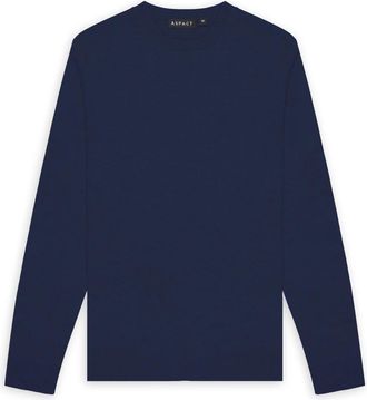 Aspact Liro Trui - Heren - Truien - Blauw - Maat: S