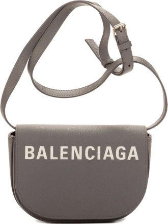 Balenciaga Borsa a spalla in pelle - Grigio