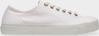 Maison Margiela Tabi sneakers in wit katoen
