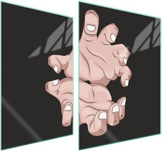 OEM Placa Protectora De Vidrio Para Estufa 70x52 Mano