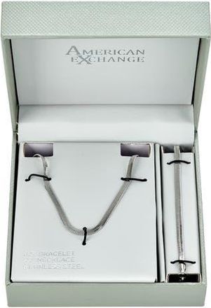 American Exchange Mens Snake Chain Necklace in Silver at Nordstrom Rack