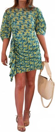 Rhode Resort Pia Dress In Blue Rio Floral