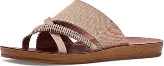Los Cabos Bride Womens Sandals Caramel Raffia : EU 40 (US Womens 9.5-10) M, Faux Leather