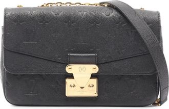 Louis Vuitton 2021-2025 Monogram Empreinte Marceau crossbody bag - Black