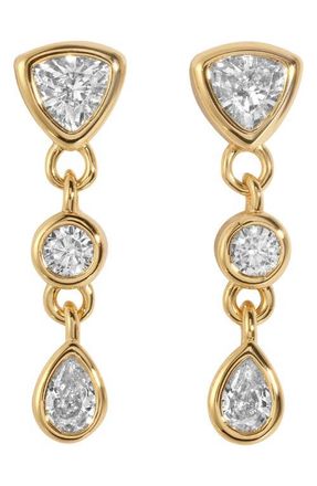 Lili Claspe Small Eraz Drop Earrings in Gold at Nordstrom