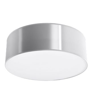 Sollux Lighting L&aacute;mpara de techo gris cloruro de polivinilo alt. 11 cm