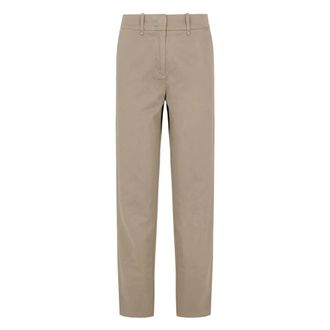 Bomboogie Chinos, female, Beige, Size: M Cotton Satin Chino Pants