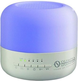 Splendid Olimpia Astomi Sound Aroma Diffusore Umidificatore con Cromoterapia e Timer, Speaker Bluetooth per Musica