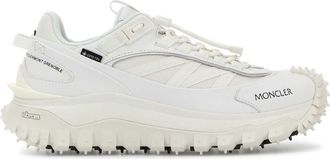 Moncler White Fabric Trailgrip Gtx Sneakers