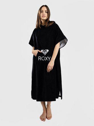 Roxy Stay Magical Solid Surf Poncho zwart