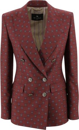 Etro Rode stijlvolle jassen voor mannen - Dames - Blazers - Rood - M - Jassen