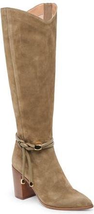 Dolce Vita Tarren Knee High Boot in Olive Suede at Nordstrom Rack, Size 7.5 Regular Calf