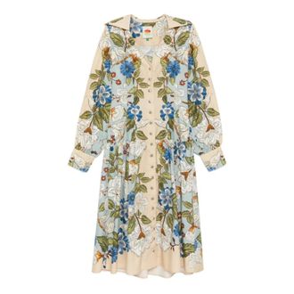 Farm Rio FARM Rio, Shirt Dresses, female, Multicolor, Size: M Shirt Dress