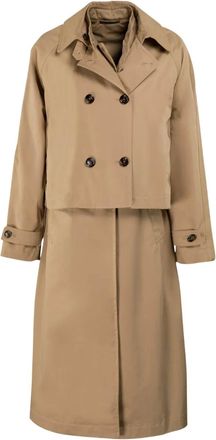 Moorer Trench in cotone - Toni neutri