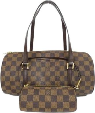 Louis Vuitton Pre-owned Shoulder Bags, female, Brown, Size: ONE SIZE Pre-owned Vintage Canvas Shoulder Bag