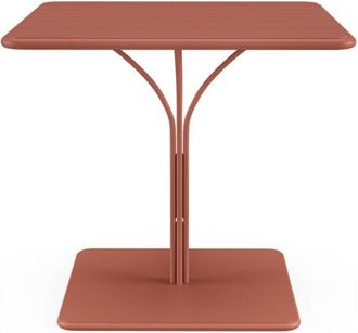 VENTE-UNIQUE.COM Mesa jardín acero terracota