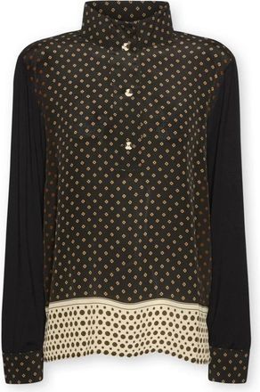 Elena Miro Blouses - Dames - Blouses - Zwart - L - Overhemden