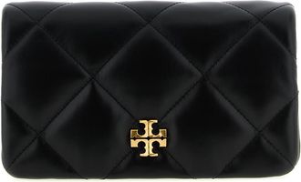 Tory Burch Black Kira Diamond Mini Crossbody Bag