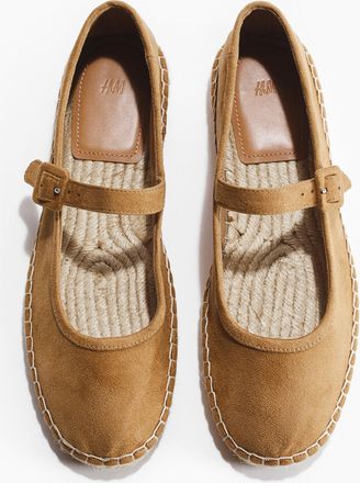 H&M Espadrilles - Dunkelbeige