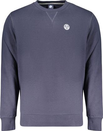 North Sails Blue Cotton Mens Mens Sweatshirt
