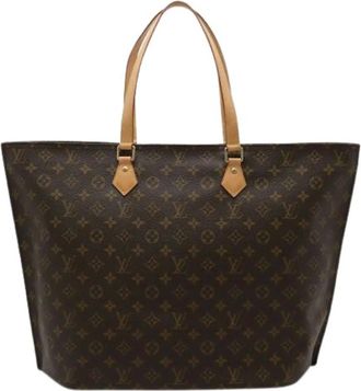 Louis Vuitton Pre-owned Monogram Tote Bag - Dames - Vintage Shopper - Bruin - ONE Size - Vintage