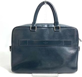 Louis Vuitton Tweedehands leren Louis Vuitton tassen - unisex - Vintage Handtas - Blauw - ONE Size - Leer - Vintage