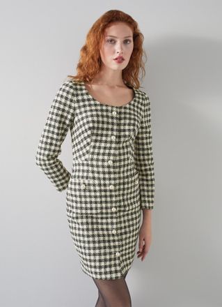 L.k. Bennett Womens Keeler Dresses, Black/Cream - Size 16 UK