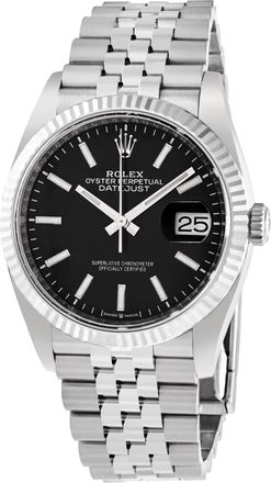 Rolex Pre-owned Rolex Datejust Black Dial Ladies Watch M126234-0015