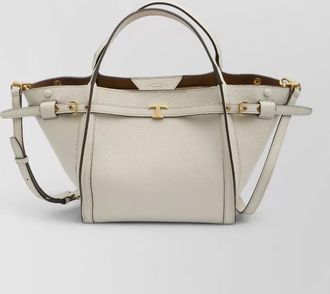 Tod's t timeless small leather beach bag