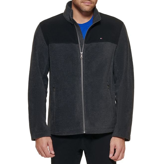 Tommy Hilfiger Herren Lightweight Polar Fleece Jacket Fleecejacke