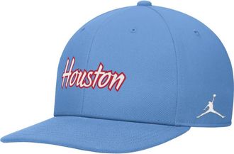 Jordan Brand Mens Jordan Brand Light Blue Houston Cougars Blue Out Dri-FIT Snapback Hat at Nordstrom, Size Medium/large