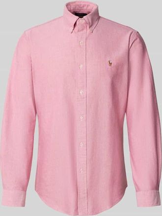 Polo Ralph Lauren Regular Fit Freizeithemd mit Logo-Stitching Modell Cub in Rose, Größe XXL