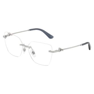 Dolce & Gabbana Glasses, female, Gray, Size: 56 MM Cat Eye Optical Frame