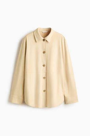 H&M Loose-fit Shirt in Beige at Nordstrom, Size X-Large