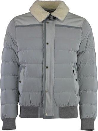Moorer Giacca con colletto in shearling - Grigio