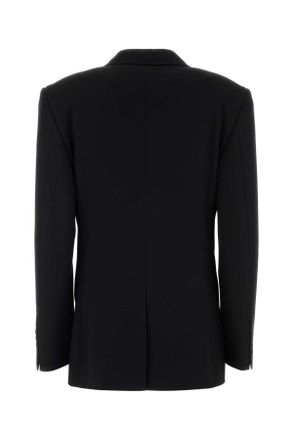 Balenciaga 850772tpt07 1038 New Black Exterior: Wool Lining: Cupro Giacche E Gilet Jacket