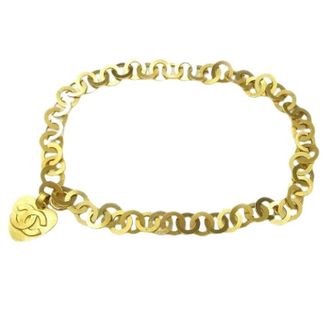 Chanel Pre-owned Metal Belt - female - Chanel Vintage - Vintage Belts - Yellow - ONE SIZE - Pre-owned