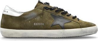 Golden Goose Super-Star Sportschoenen - Heren - Sneakers - Groen - 42 EU - Leer - Schoenen