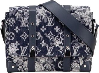 Louis Vuitton Pre-owned Cross Body Bags, female, Blue, Size: ONE SIZE Pre-owned Cross Body Bag