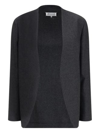 Maison Margiela open-front wool jacket - women - Wool - 44 - Grey