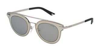 Police SPL349 HALO 2 579K Mens Sunglasses Silver Size 47