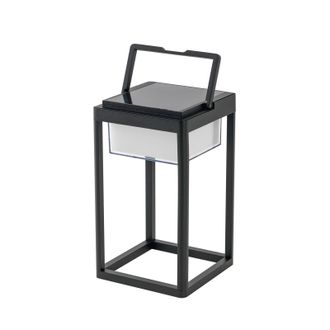 Lucande L&aacute;mpara Solar tilena En Negro De Aluminio - Lucande