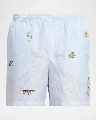 Casablanca Men & apos;s Printed Swim Shorts