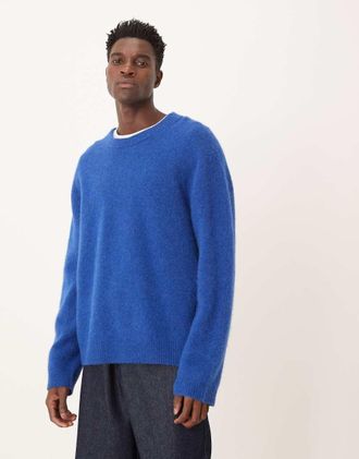Arket Maglione in misto lana di alpaca blu