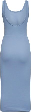 MC2 Saint Barth Womens Midi Tank Dress Jennifer Light Blue Cotton