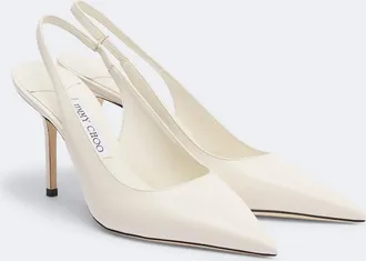 Jimmy Choo London Love leather slingback pumps
