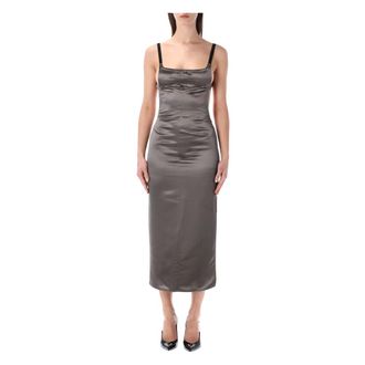 The Attico Mini Dress - female - The Attico - Midi Dresses - Gray - M - Dresses